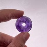  Đồng điếu phong thuỷ đá Thạch anh Tím (Amethyst Crystal Quartz) hỗ trợ bảo vệ tâm linh, biểu tượng tài lộc 
