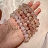  Vòng tay Mã Não Hoa Anh Đào (Blossom Agate) 10li 
