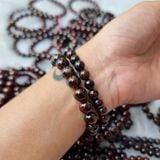  Vòng tay đá Garnet (Ngọc Hồng Lựu) tự nhiên 