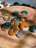 Đồng điếu đá phong thủy mã não Moss Agate (Băng Ngọc Thủy Tảo) 