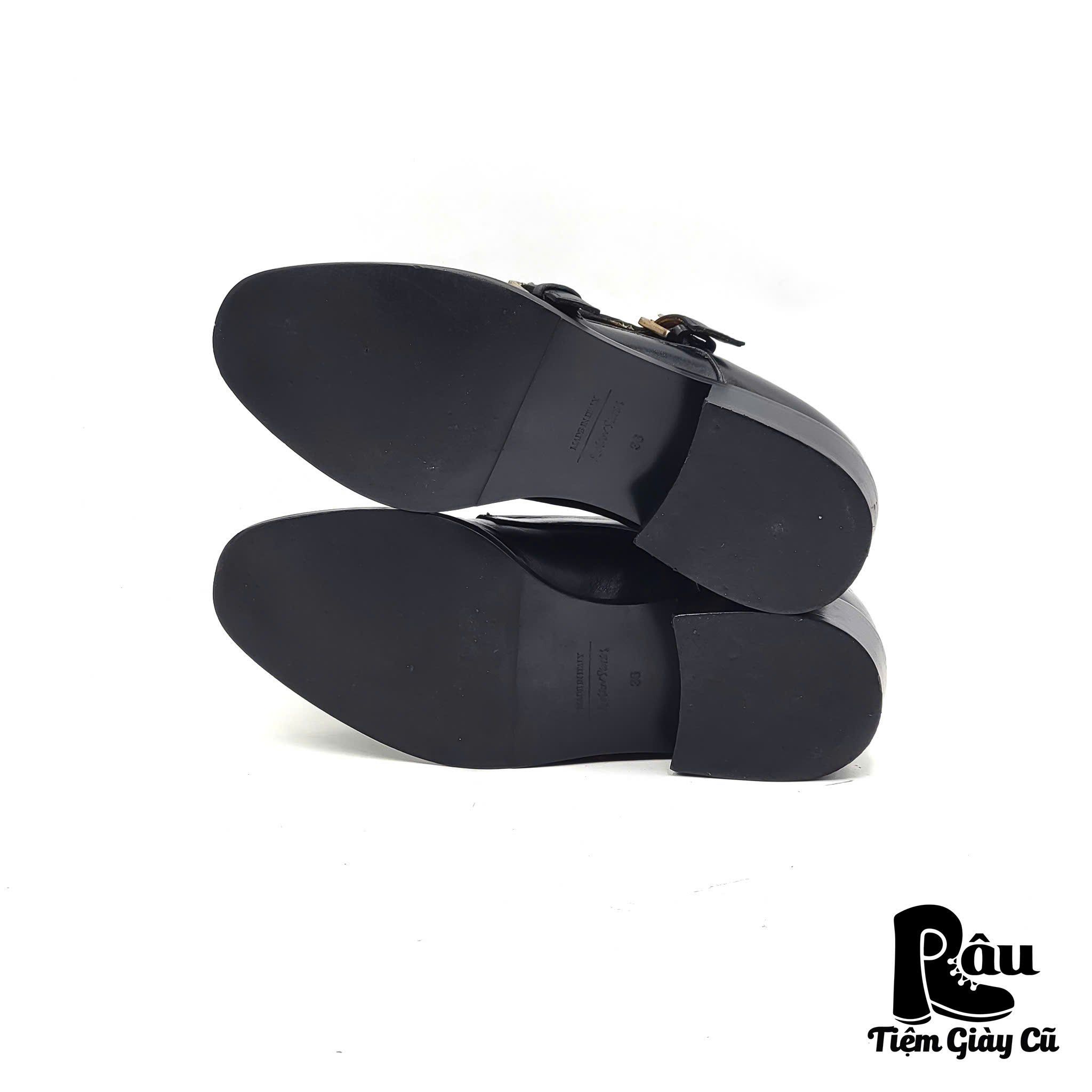  |SIZE 36| & OTHER STORIES KILTIE DOUBLE MONK STRAP LOW HEEL SHOES Z36-6888 