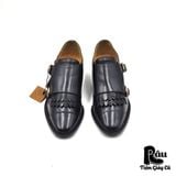  |SIZE 36| & OTHER STORIES KILTIE DOUBLE MONK STRAP LOW HEEL SHOES Z36-6888 