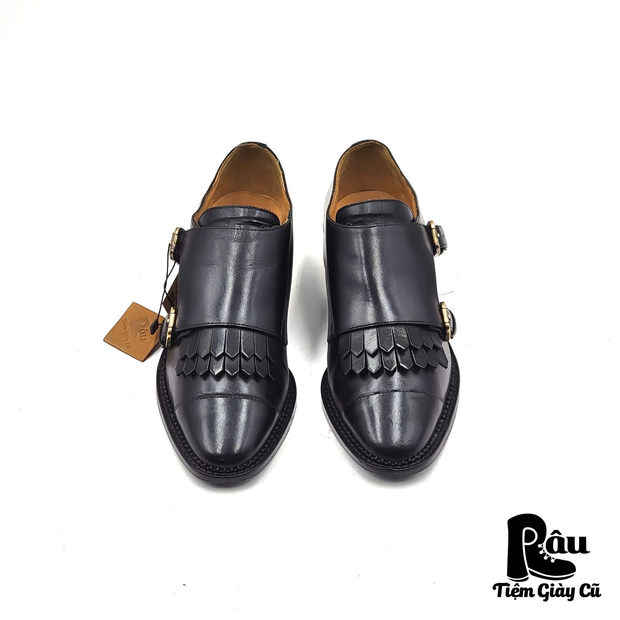 |SIZE 36| & OTHER STORIES KILTIE DOUBLE MONK STRAP LOW HEEL SHOES Z36-6888 