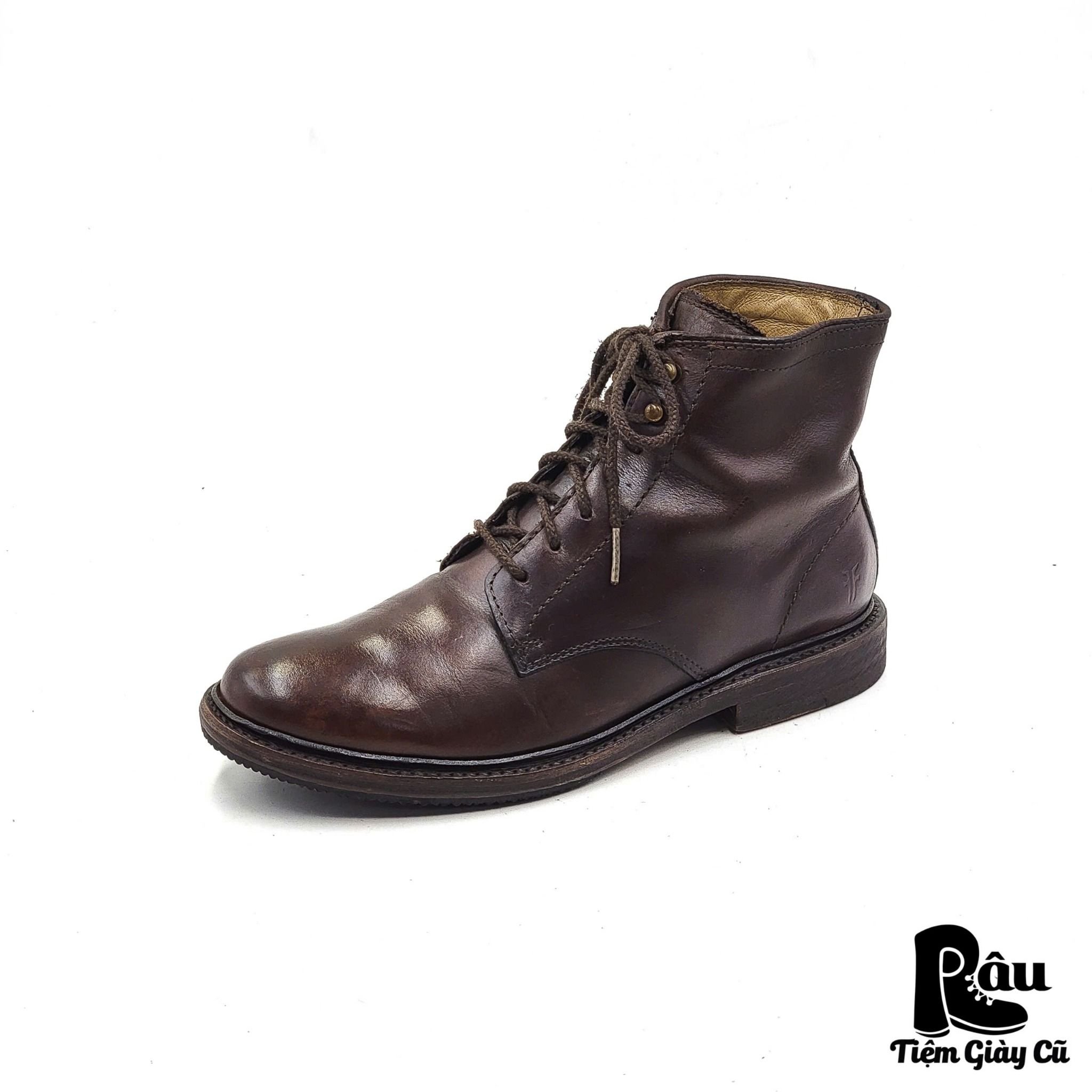 SIZE 37 FRYE JAMES LACE UP BOOT Z37 5560
