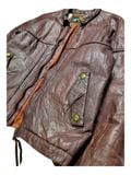  |SIZE M| GB LEATHER JACKET AOM-5729 