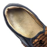  |SIZE 40| CHRISTIAN LOUBOUTIN MASTER KEY CALF HAIR SLIP ON SHOES AGA40-5981 