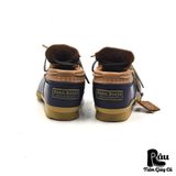  |SIZE 38| L.L.BEAN NAVY RUBBER LOW DUCK BOOT AG38-6064 