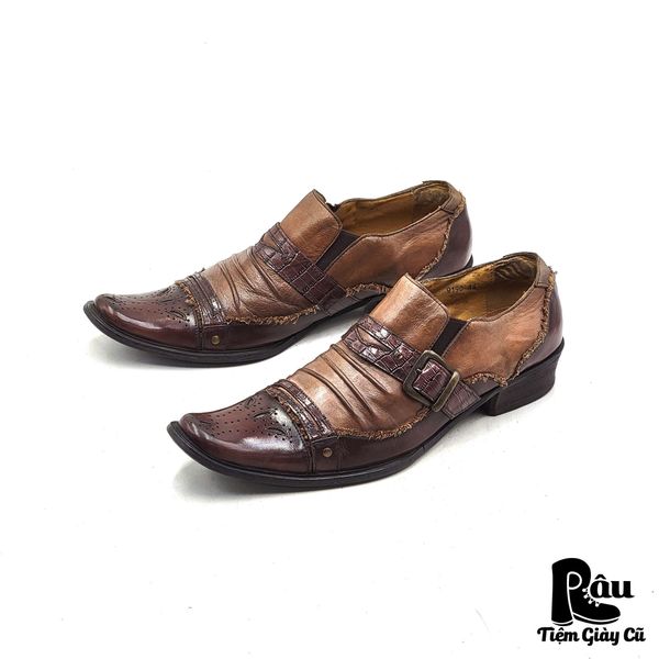  |SIZE 43| RED COVER BUCKLE SHOES Z43-6366 