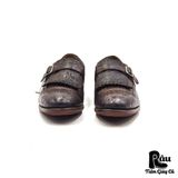  |SIZE 42| CHURCH'S SHANGHAI CROCODILE SINGLE MONK STRAP SHOES Z42-6286 