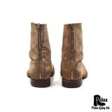  |SIZE 43| CARPE DIEM OG S21M SILVER SPRAY PAINTED BACK ZIP BOOT Z43-6330 