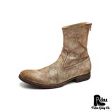  |SIZE 43| CARPE DIEM OG S21M SILVER SPRAY PAINTED BACK ZIP BOOT Z43-6330 