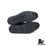  |SIZE 40| PRADA SPAZZOLATO WINGTIP PLATFORM LACE UP SHOES Z40-6380 