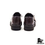  |SIZE 40| PRADA SPAZZOLATO WINGTIP PLATFORM LACE UP SHOES Z40-6380 