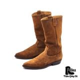 |SIZE 40| MARLBORO CLASSIC SUEDE COWBOY BOOT Z40-6382 