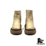  |SIZE 38.5| HESSNATUR CHUNKY SIDE ZIP ANKLE BOOT Z38.5-6323 