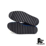  |SIZE 41| CONTRAST BLUE SOLE CHUNKY DERBY SHOES AN41-6499 
