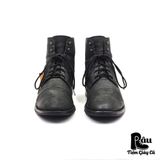  |SIZE 45| THURSDAY CAPTAIN BLACK MATTE RUGGED & RESILIENT LACE UP BOOT Z45-6530 