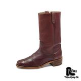  |SIZE 44| DINGO VINTAGE 80S BURGUNDY CAMPUS BOOT Z44-6617 