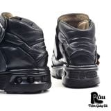  |SIZE 41| NEW ROCK VINTAGE M-256 AIR CHAMBERS SPEED SOLE ANKLE BOOT Z41-6606 