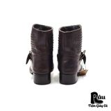 |SIZE 38.5| ANY BOOTS STUDDED BIKER BOOT AM38.5-6510 