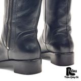  |SIZE 39| MAX MARA MID-CALF LEATHER ZIPPED BOOT Z39-6712 