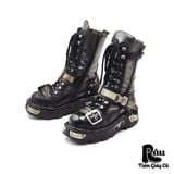  |SIZE 36| NEW ROCK M-247-C1 METALLIC POWERS NEW REACTOR BOOT Z36-6719 
