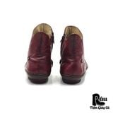  |SIZE 42| EL NATURALISTA 421 BURGUNDY SIDE-ZIP ANKLE BOOT AP42-6727 