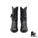  |SIZE 37.5| JUSTIN 3171 FULL-QUILL OSTRICH COWBOY BOOT AQ37.5-6753 