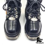  |SIZE 36| NEW ROCK VINTAGE 90S TIGER METALLIC ANKLE BOOT Z36-6778 