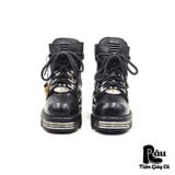 |SIZE 36| NEW ROCK VINTAGE 90S TIGER METALLIC ANKLE BOOT Z36-6778 
