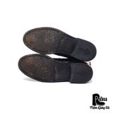  |SIZE 39| BILLI BI COPENHAGEN 27424 BLACK / RED CHELSEA BOOT AP39-6793 