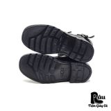  |SIZE 38.5| UGG BLACK REESE MOTOR BOOT Z38.5-6795 
