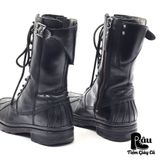  |SIZE 38.5| UGG BLACK REESE MOTOR BOOT Z38.5-6795 