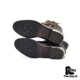  |SIZE 38| AREA FORTE DISTRESSED CRACKED LEATHER STRAPS BOOT Z38-6810 