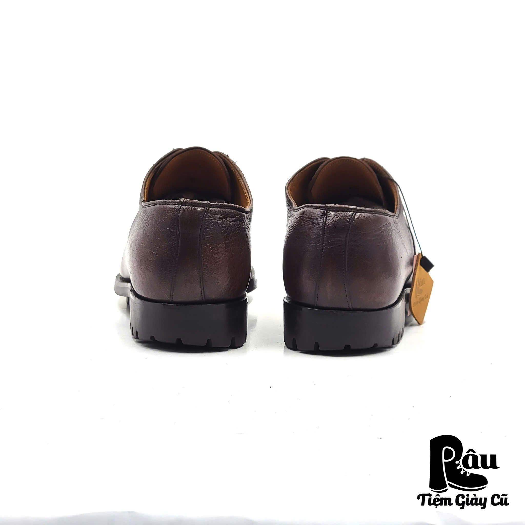  |SIZE 38| SCOTCH GRAIN 1340 DEERSKIN MOCCASIN DERBY SHOES AR38-6818 