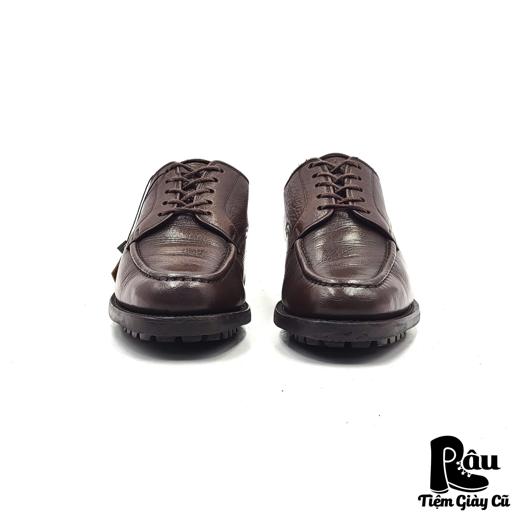  |SIZE 38| SCOTCH GRAIN 1340 DEERSKIN MOCCASIN DERBY SHOES AR38-6818 