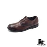  |SIZE 41| BRIGHT FEATHER BROWN DERBY SHOES AR41-6824 