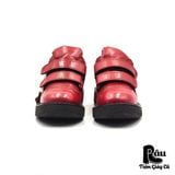  |SIZE 39| GEORGE COX X TWINS ACOUSTIC VINTAGE 12099 RED STRAPS CREEPER BOOT Z39-6843 