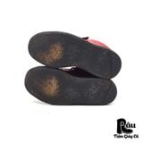  |SIZE 39| GEORGE COX X TWINS ACOUSTIC VINTAGE 12099 RED STRAPS CREEPER BOOT Z39-6843 