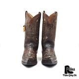  |SIZE 39| SANCHO VINTAGE 5684 OVERLAY COWBOY BOOT Z39-6844 
