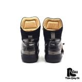 |SIZE 40| JEAN BAPTISTE RAUTUREAU HIGH-TOP BLACK PATENT LEATHER SNEAKER Z40-6849 