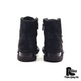  |SIZE 41| DIRK BIKKEMBERGS BKO 818 BLACK DISTRESSED SUEDE ANKLE BOOT Z41-6848 