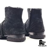  |SIZE 41| DIRK BIKKEMBERGS BKO 818 BLACK DISTRESSED SUEDE ANKLE BOOT Z41-6848 