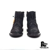 |SIZE 41| DIRK BIKKEMBERGS BKO 818 BLACK DISTRESSED SUEDE ANKLE BOOT Z41-6848 