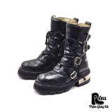  |SIZE 40| NEW ROCK M-373MT-C1 METALLIC BOOT Z40-6872 