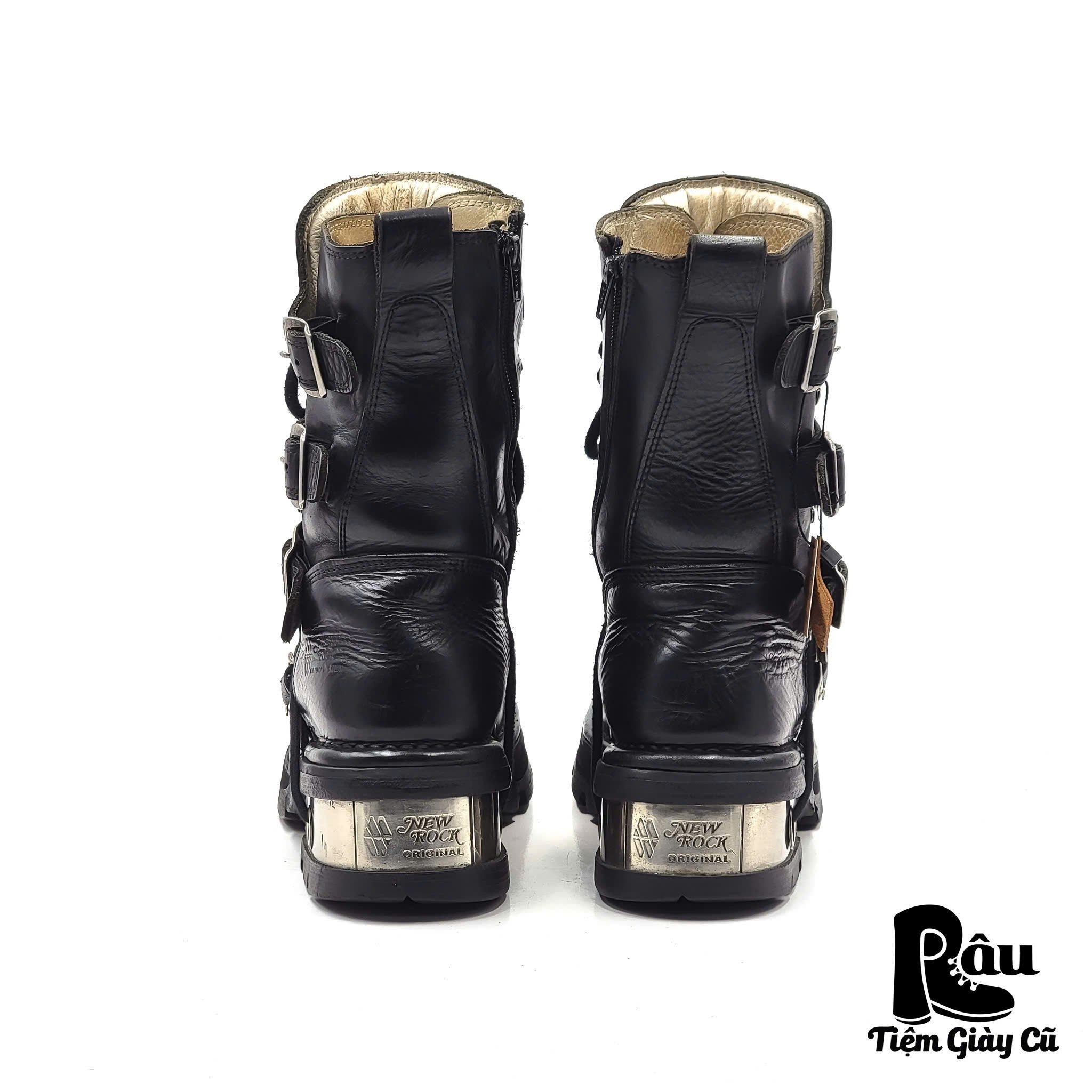  |SIZE 40| NEW ROCK M-373MT-C1 METALLIC BOOT Z40-6872 