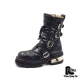  |SIZE 40| NEW ROCK M-373MT-C1 METALLIC BOOT Z40-6872 