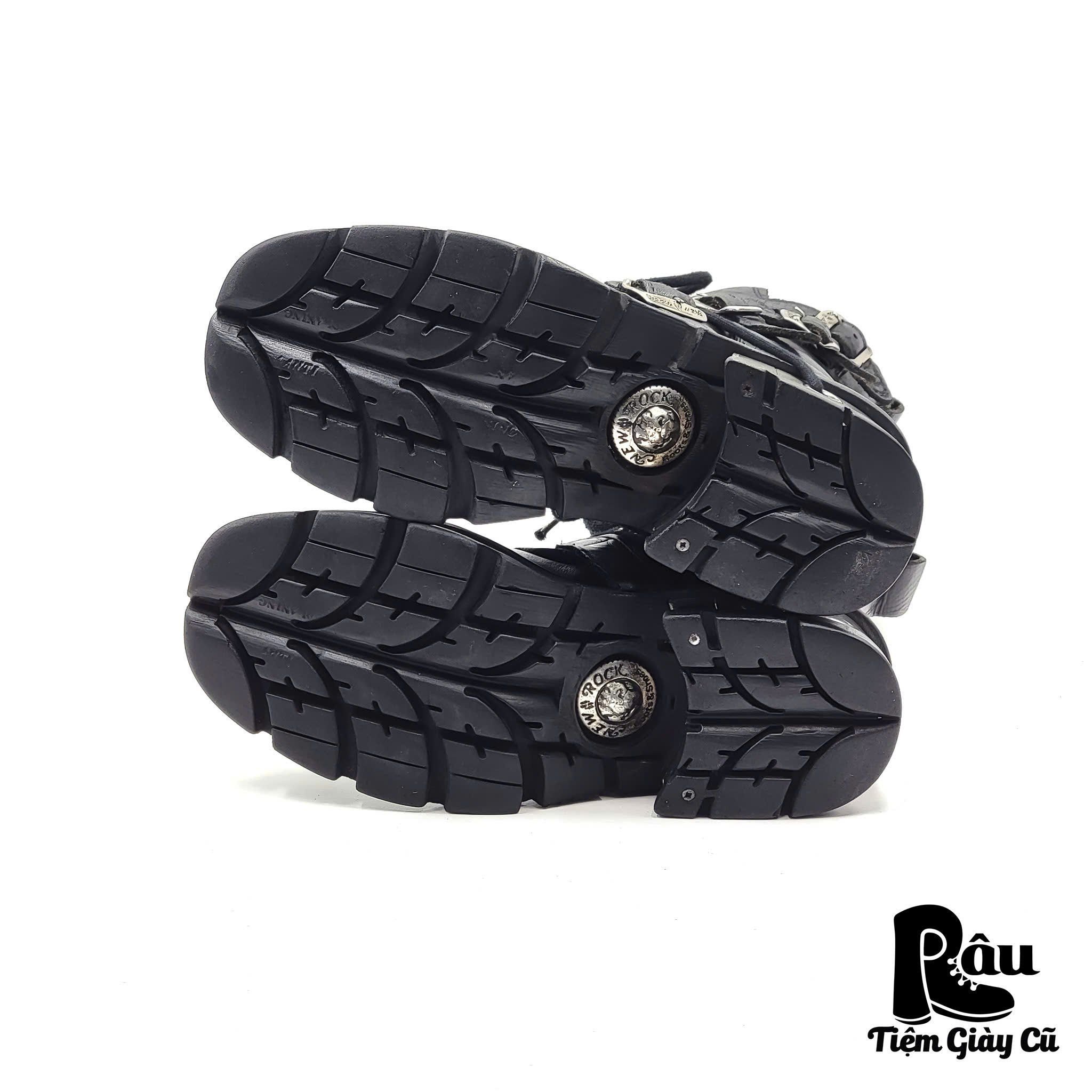 |SIZE 40| NEW ROCK M-373MT-C1 METALLIC BOOT Z40-6872 