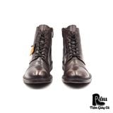  |SIZE 44| BRITISH PASSPORT STRAIGHT CAP DERBY ANKLE BOOTS Z44-6880 