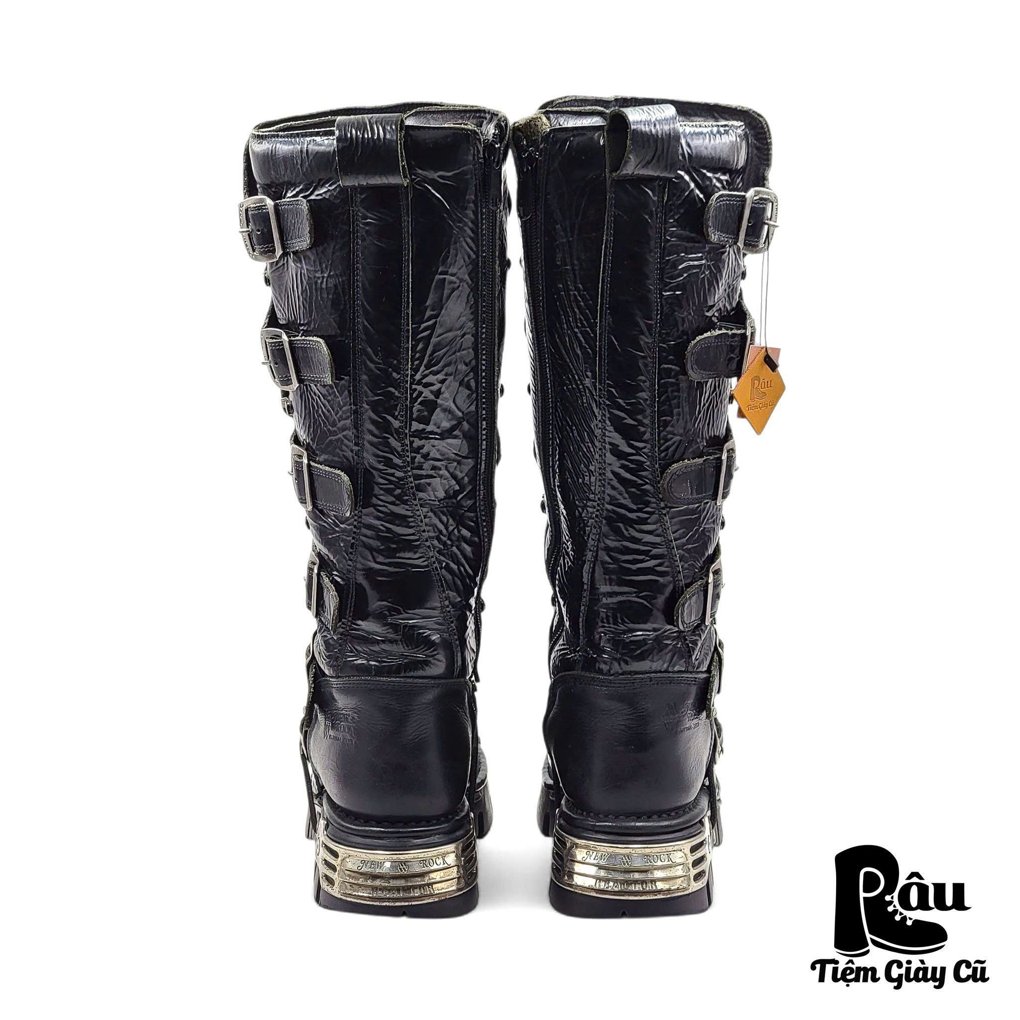  |SIZE 41| NEW ROCK M-314 METALLIC REACTOR HIGH BOOT Z41-6936 